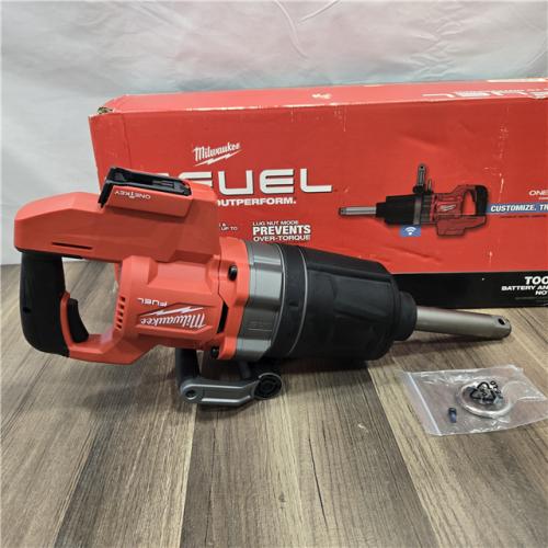 AS-IS Milwaukee 2869-20 M18 FUEL 18V Lithium-Ion Brushless Cordless 1 in. Impact Wrench Extended Reach D-Handle (Tool-Only)