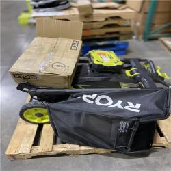 Dallas Location - As-Is RYOBI 80V HP Brushless Battery Cordless Electric 30 in.Lawn Mower with Battery and Charger