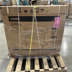 DALLAS LOCATION - HUSKY 46IN 9 DRAWER MOBILE WORKBENCH RED
