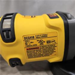 AS-IS DEWALT 60V MAX Cordless 4.5 in. to 6 in. Small Angle Grinder (Tool Only)