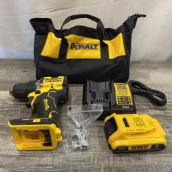 AS-IS DEWALT Atomic 20V Lithium-Ion Cordless Compact 1/2 in. Drill/Driver Kit