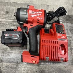 AS-IS Milwaukee 2967-21B M18 FUEL 1/2 High Torque Impact Wrench W/ Friction Ring 5.0Ah Kit