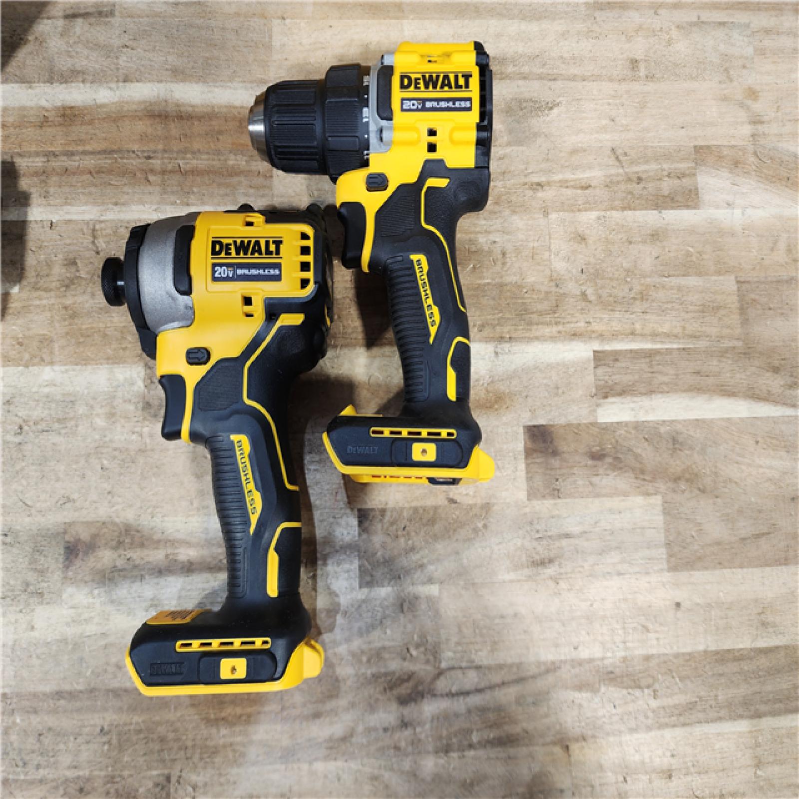 HOUSTON LOCATION - AS-IS DEWALT ATOMIC 20-Volt MAX Lithium-Ion Cordless Combo (2-Tool) Kit