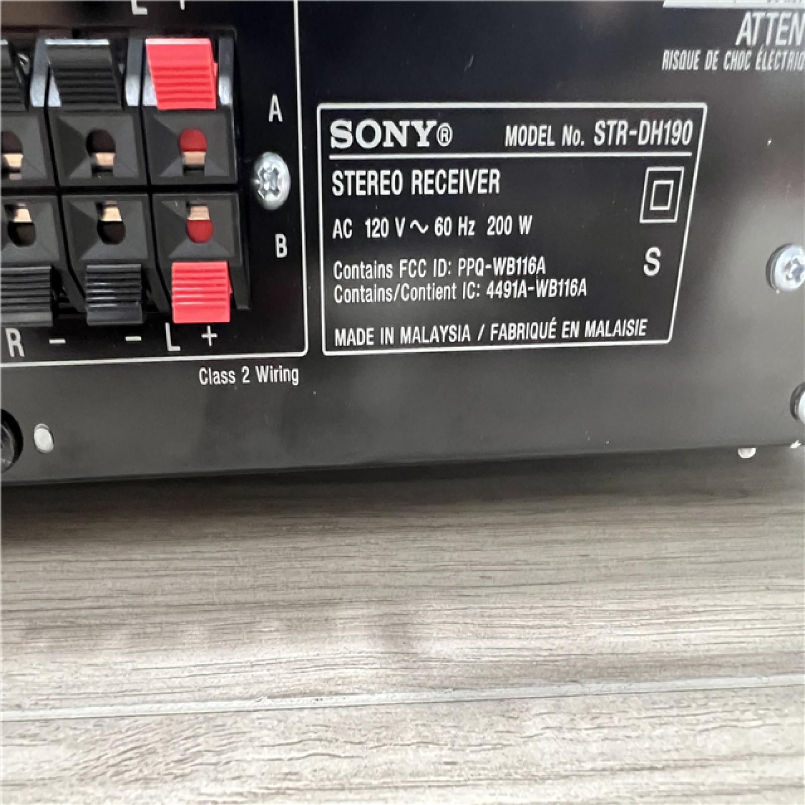 AS-IS Sony STR-DH190 Stereo Receiver
