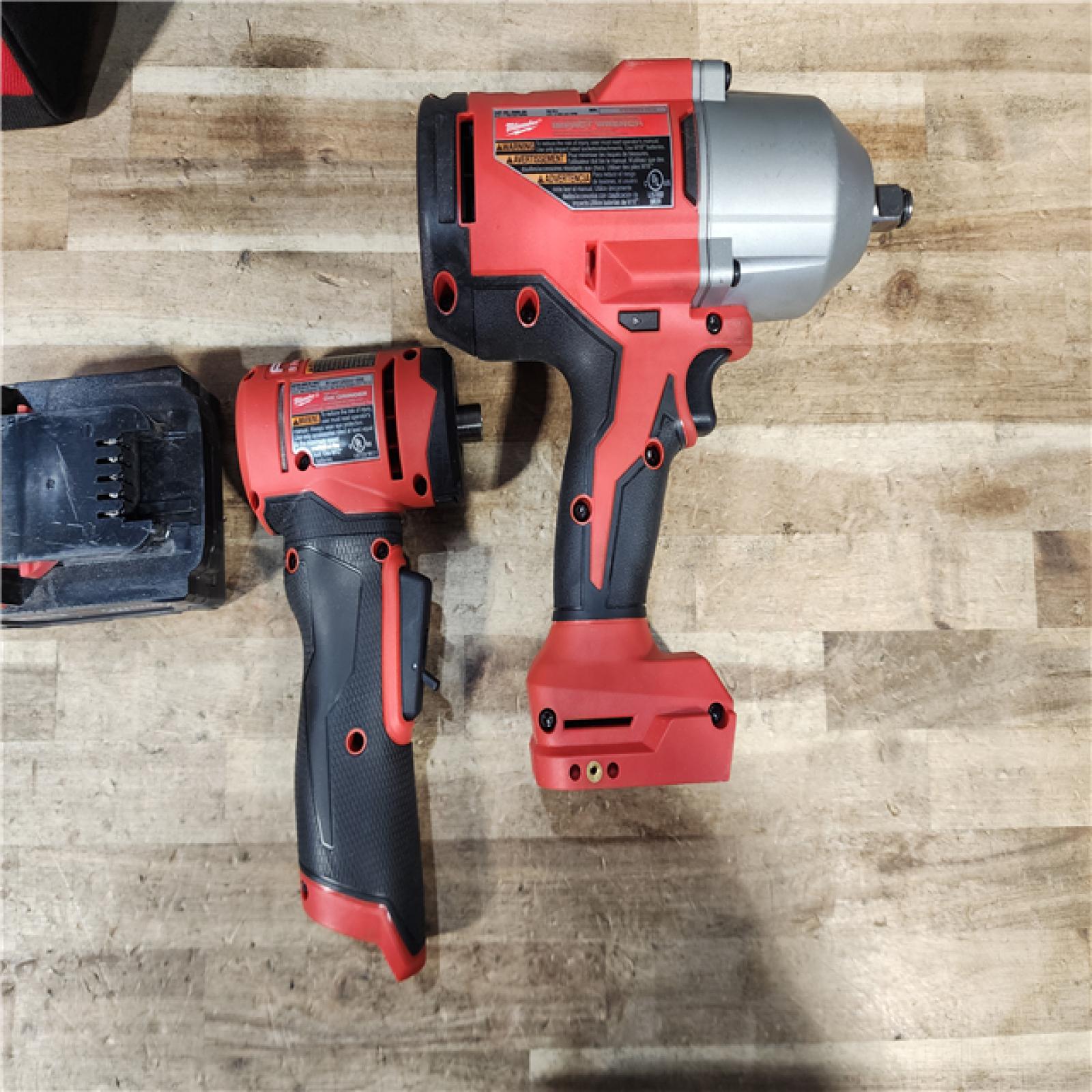 HOUSTON LOCATION - AS - IS Milwaukee 2 Tool Combo Kit W/ (2) Battery & Charger