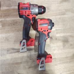 HOUSTON LOCATION - AS-IS MILWAUKEE FUEL 18V Lithium-Ion Brushless Cordless Hammer Drill and Impact Driver Combo Kit
