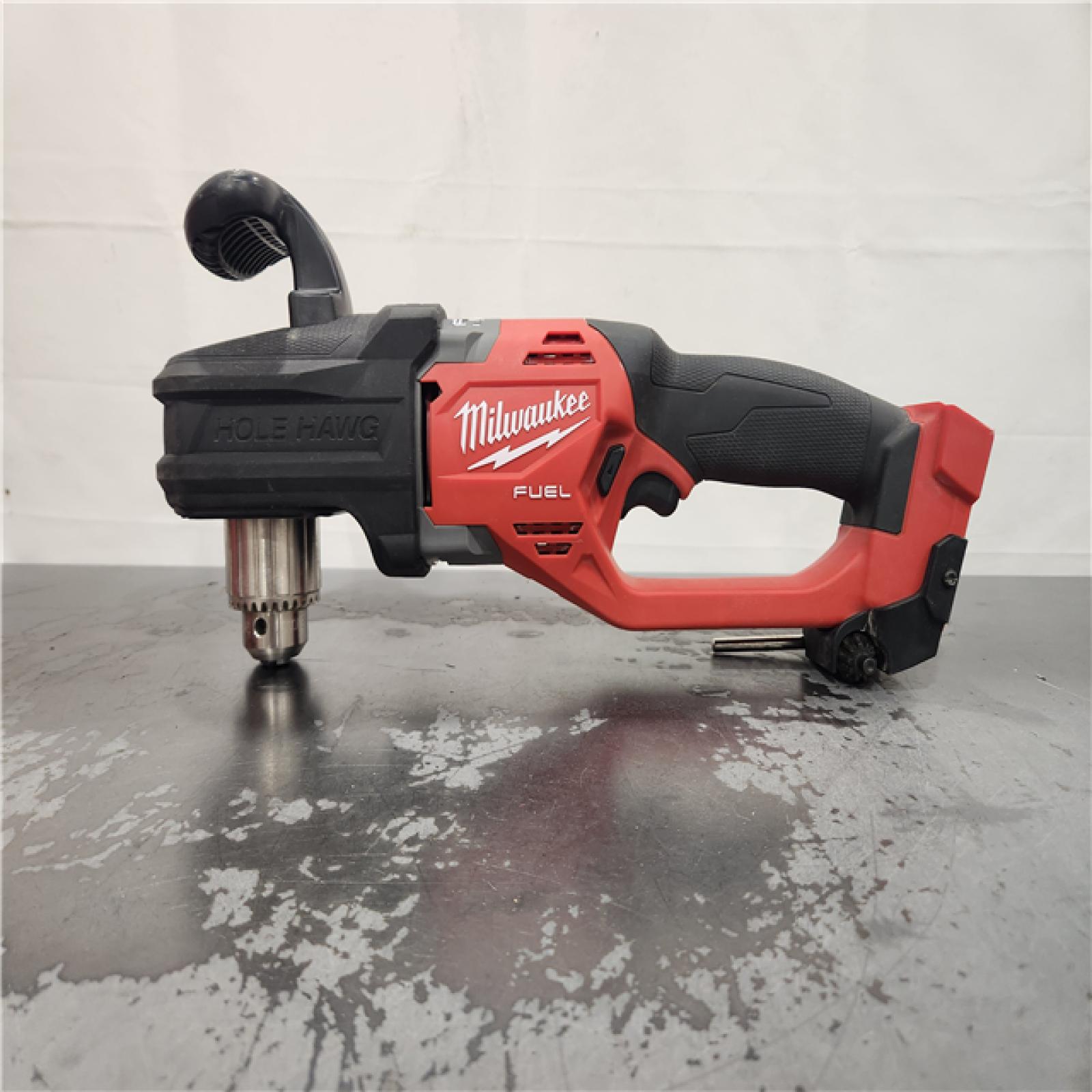 AS-IS- Milwaukee FUEL GEN II 18V Lithium-Ion Brushless Cordless 1/2 in. Hole Hawg Right Angle Drill (Tool-Only)