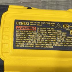 AS-IS DEWALT ATOMIC 20V MAX Lithium Ion Cordless 23 Gauge Pin Nailer Kit