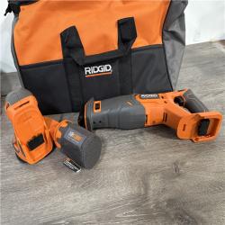 California AS-IS Ridgid 18V 8-Tool Combo Kit  Includes (2) Batteries  Charger & Bag; Appears in Excellent Condition