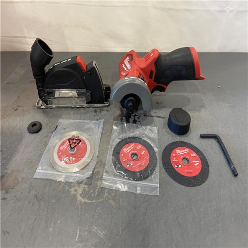AS-IS - Milwaukee M12 FUEL 12V Lithium-Ion Brushless Cordless 3 in. Cut Off Saw