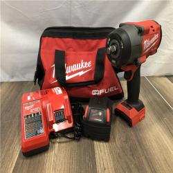 AS-IS Milwaukee FUEL 18V Lithium-Ion Brushless Cordless 1/2 in. Impact Wrench w/Friction Ring Kit