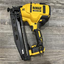 AS-IS DEWALT 20V MAX XR 16-Gauge Electric Cordless Angled Finishing Nailer Kit