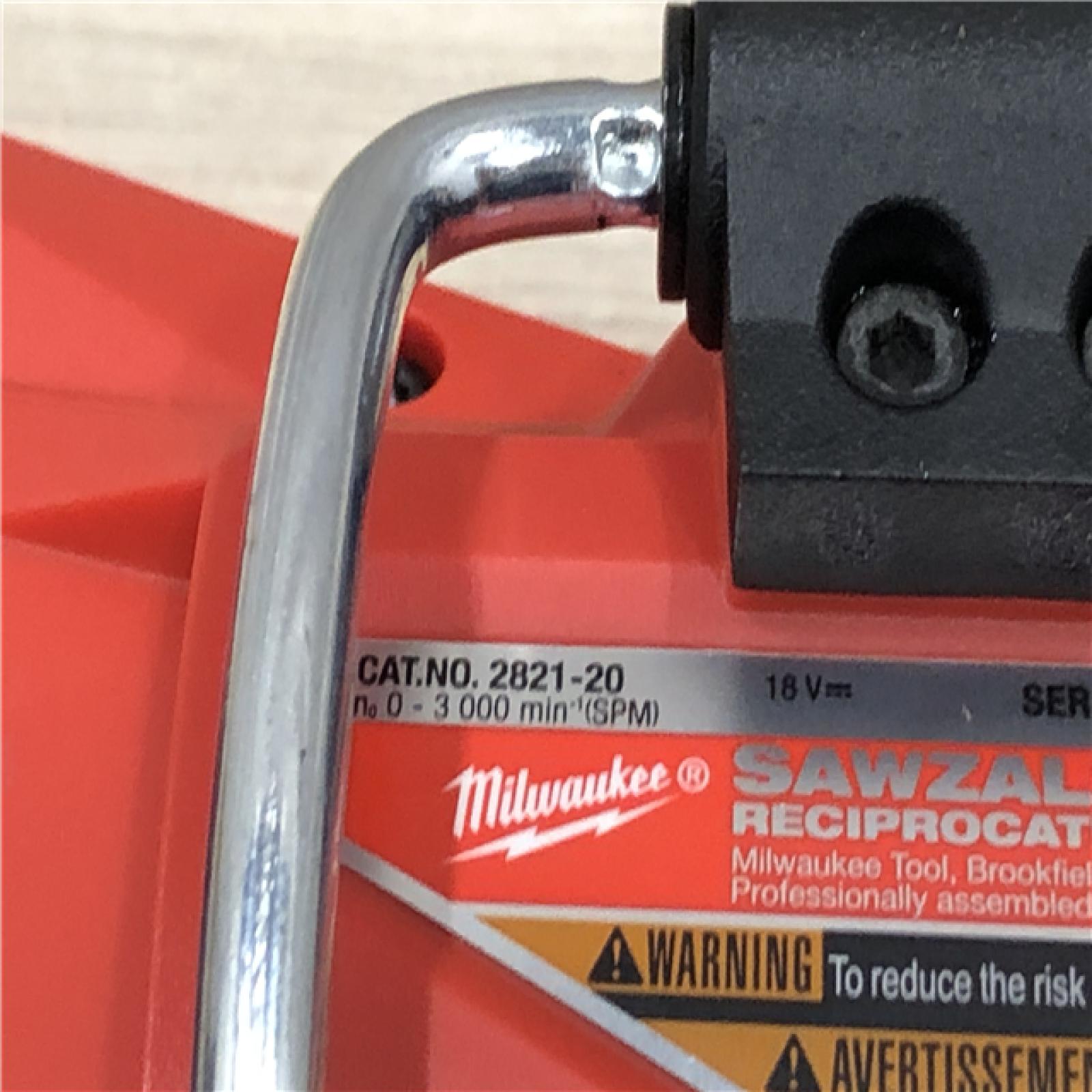 AS-IS Milwaukee FUEL GEN-2 18V Lithium-Ion Cordless SAWZALL Reciprocating Saw (Tool-Only)