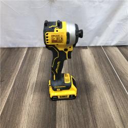 AS-IS DEWALT Atomic 20V Max Lithium-Ion Brushless Cordless Compact 1/4 in. Impact Driver Kit