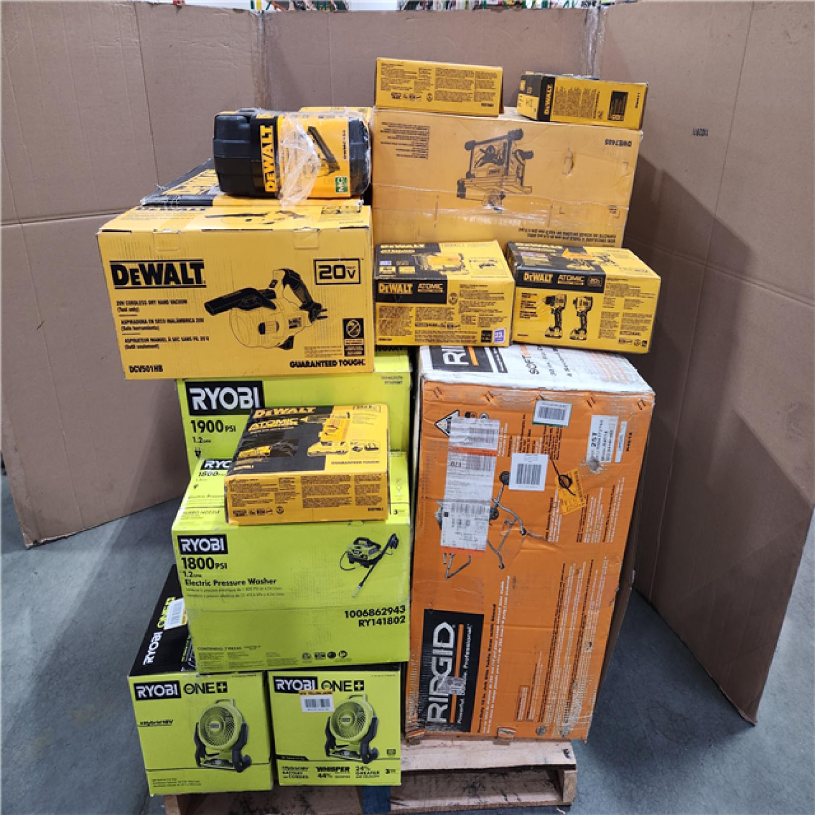 California NEW Tool pallet