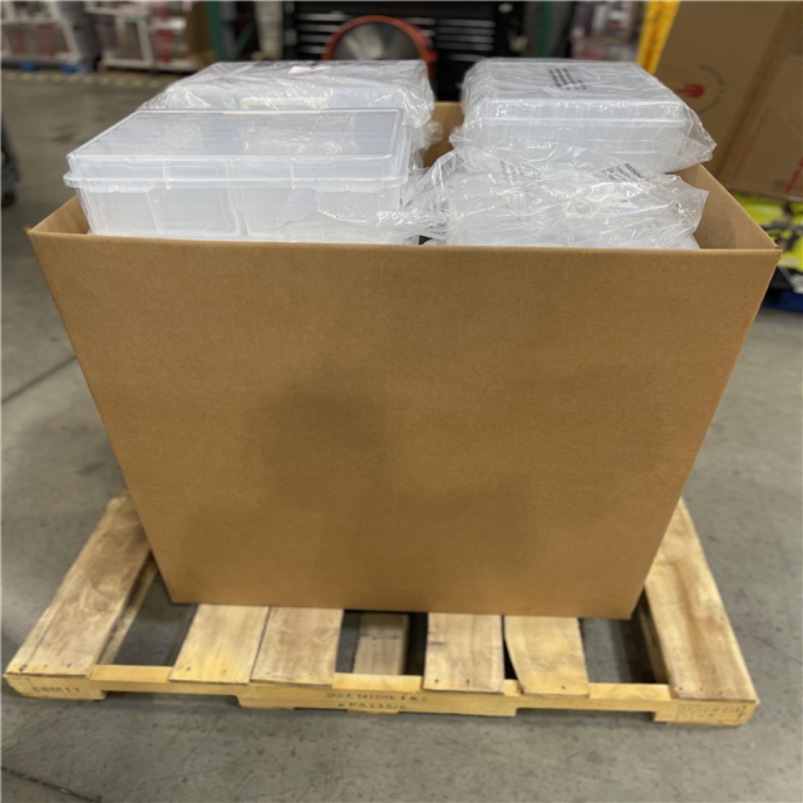 DALLAS LOCATION - STORAGE CASES PALLET -(31 PACKS OF 17 CONTAINERS EACH)