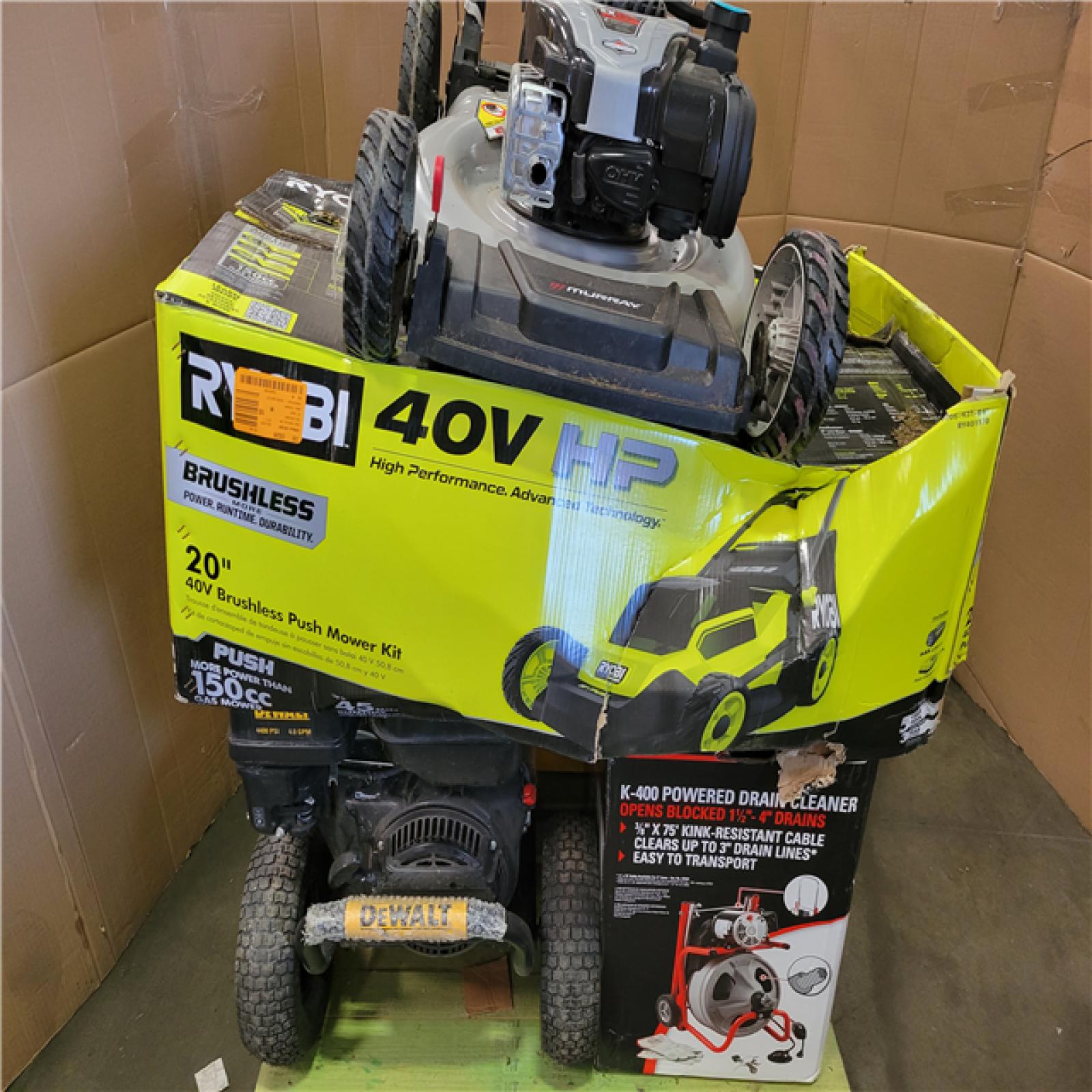 CALIFORNIA AS-IS OUTDOOR POWER EQUIPMENT
