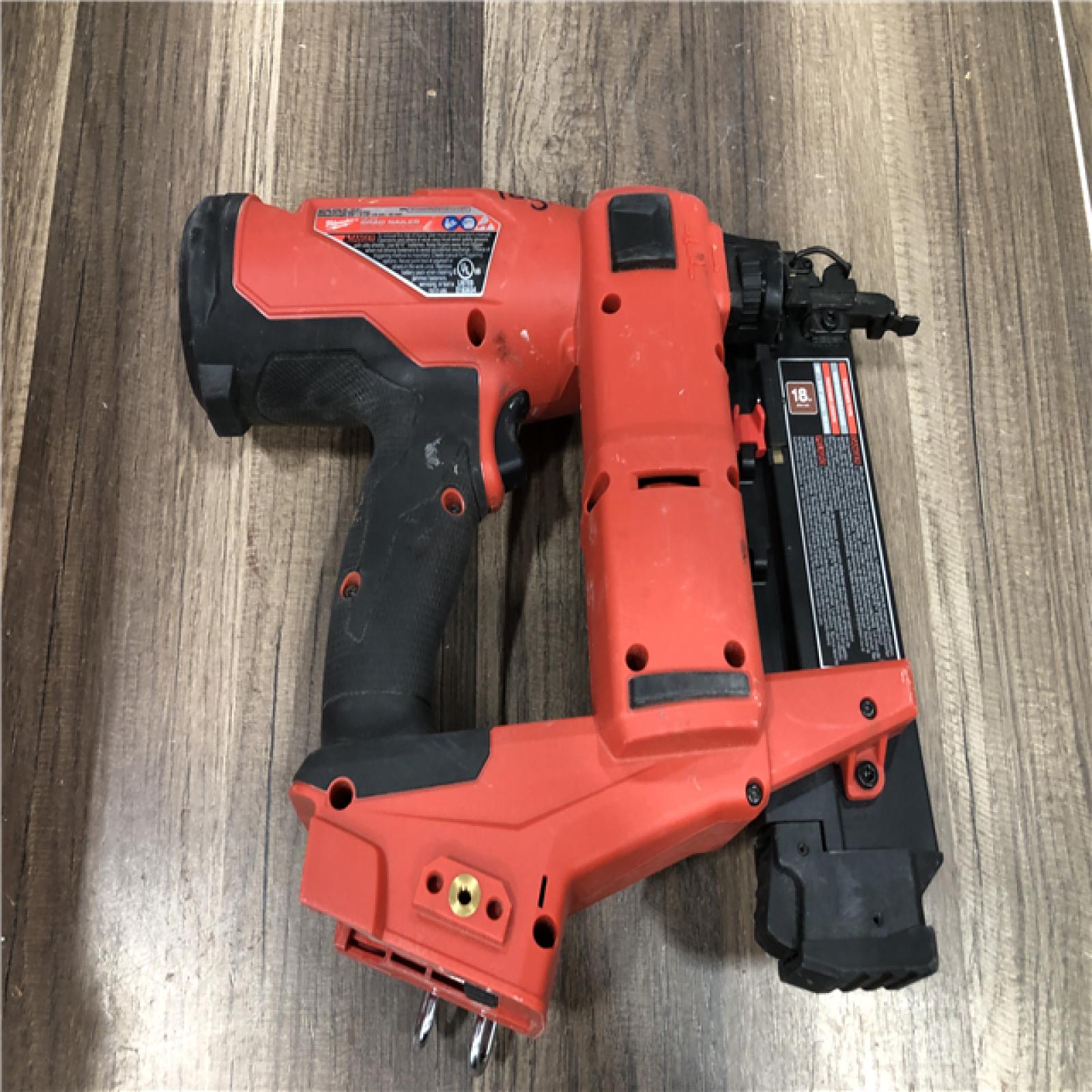 AS-IS Milwaukee FUEL 18-Volt Lithium-Ion Brushless Cordless Gen II 18-Gauge Brad Nailer (Tool-Only)