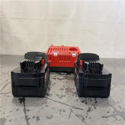 AS-IS- Milwaukee M18 18-Volt Lithium-Ion XC Starter Kit with Two 5.0Ah Batteries and Charger