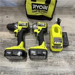 AS-IS RYOBI ONE+ HP 18V Brushless Cordless 2-Tool Combo Kit