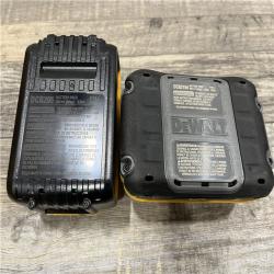 AS-IS DEWALT 20V MAX Lithium-Ion Starter Kit with 4.0 Ah and 5.0 Ah Batteries and Charger
