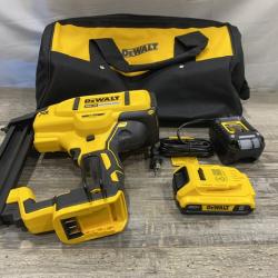 AS-IS DEWALT 20V MAX XR Lithium-Ion Cordless 18-Gauge Narrow Crown Stapler Kit
