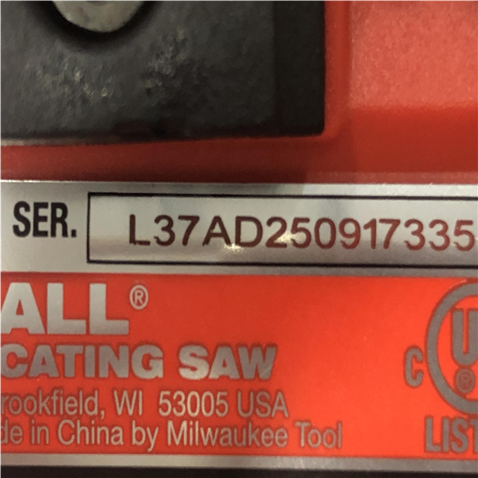 AS-IS Milwaukee FUEL GEN-2 18V Lithium-Ion Brushless Cordless SAWZALL Reciprocating Saw (Tool-Only)