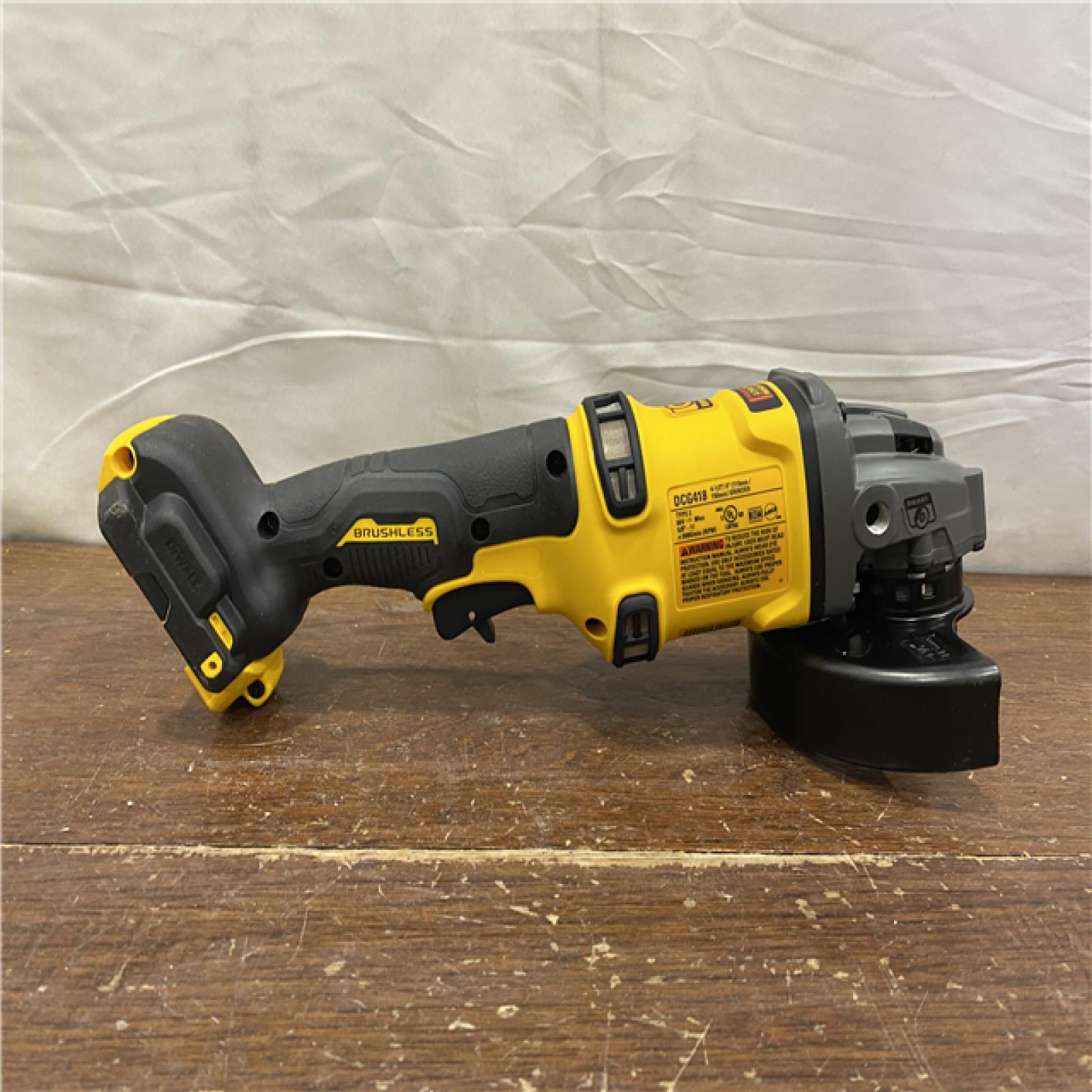 AS-IS DEWALT 60V MAX Cordless Brushless 4.5 in. to 6 in. Small Angle Grinder with Kickback Brake (Tool Only)
