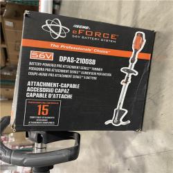 LIKE NEW!- ECHO 56V Brushless Cordless Battery Attachment Capable 16 in. String Trimmer w/ Speed-Feed Head and 2.5Ah Battery and Charger