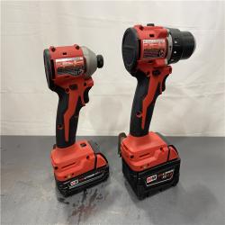 AS-IS - Milwaukee M18 18-Volt Lithium-Ion Brushless Cordless Compact Hammer Drill/Impact Combo Kit