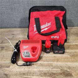 HOUSTON LOCATION - AS-IS Milwaukee FUEL 12-Volt Lithium-Ion Brushless Cordless Hammer Drill and Impact Driver Combo Kit
