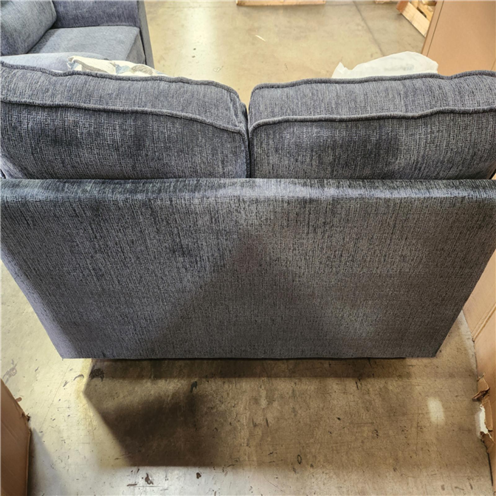 Phoenix Location 2-Piece Blue Sofa Double Seater and Single Seat