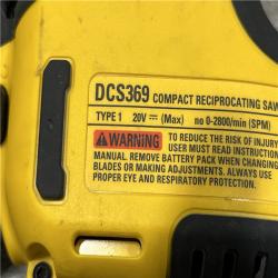 AS-IS DEWALT ATOMIC 20V MAX Cordless Brushless Compact Reciprocating Saw (Tool Only)