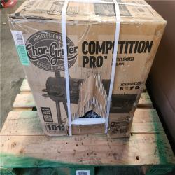 Phoenix LIKE NEW Char-Griller 1012 sq. in. Competition Pro Offset Charcoal Grill or Wood Smoker in Black
