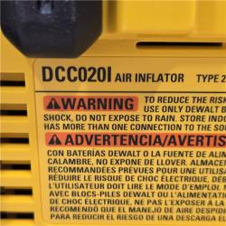 AS-IS DEWALT 20V MAX Inflator (Tool Only)