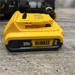 AS-IS DEWALT 20V MAX Lithium-Ion 15-Degree Electric Cordless Roofing Nailer Kit