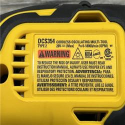AS-IS DEWALT ATOMIC 20V MAX Cordless Brushless Oscillating Multi Tool (Tool Only)
