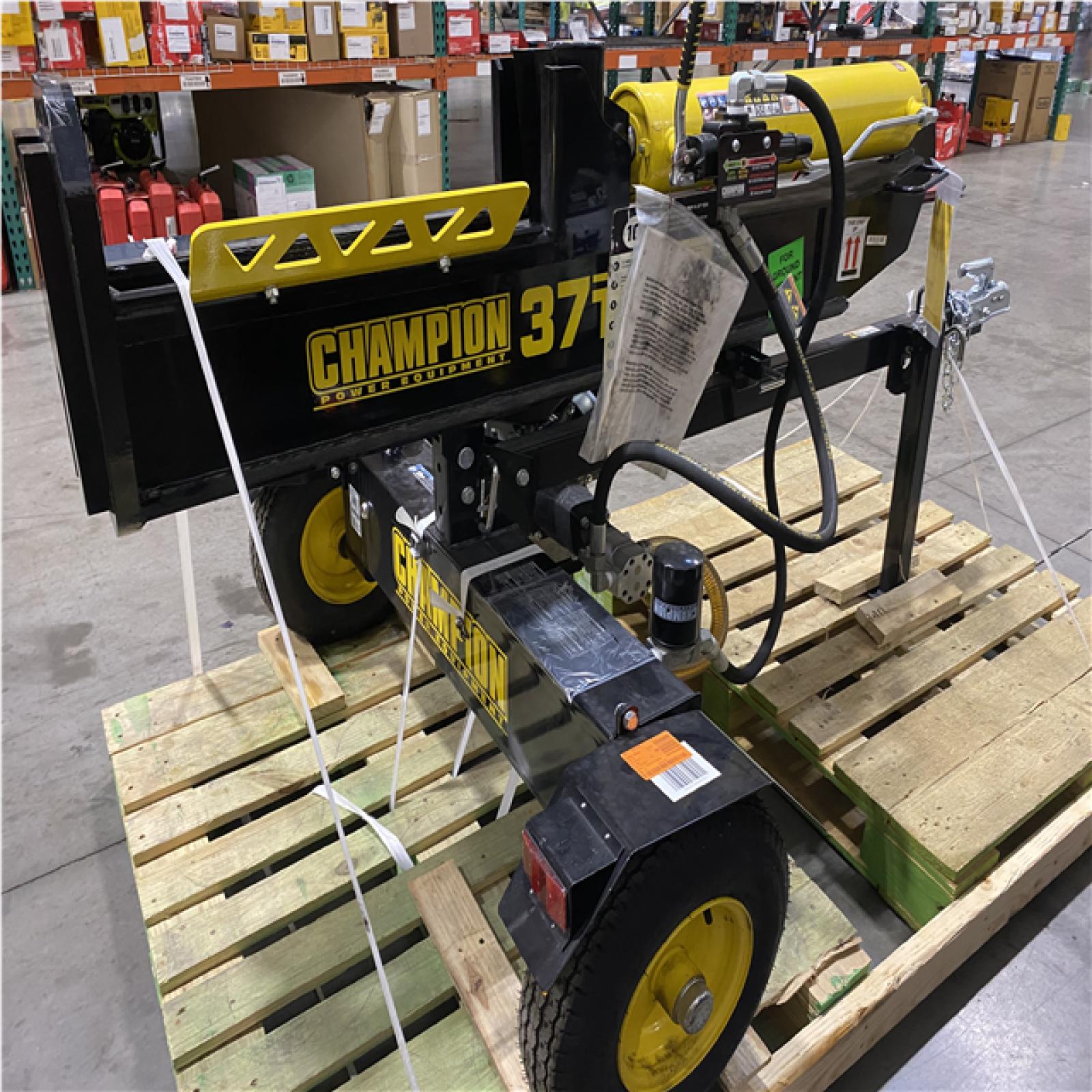 Dallas Location - As-Is Champion Power Equipment 37 Ton Gas-Powered Log Splitter