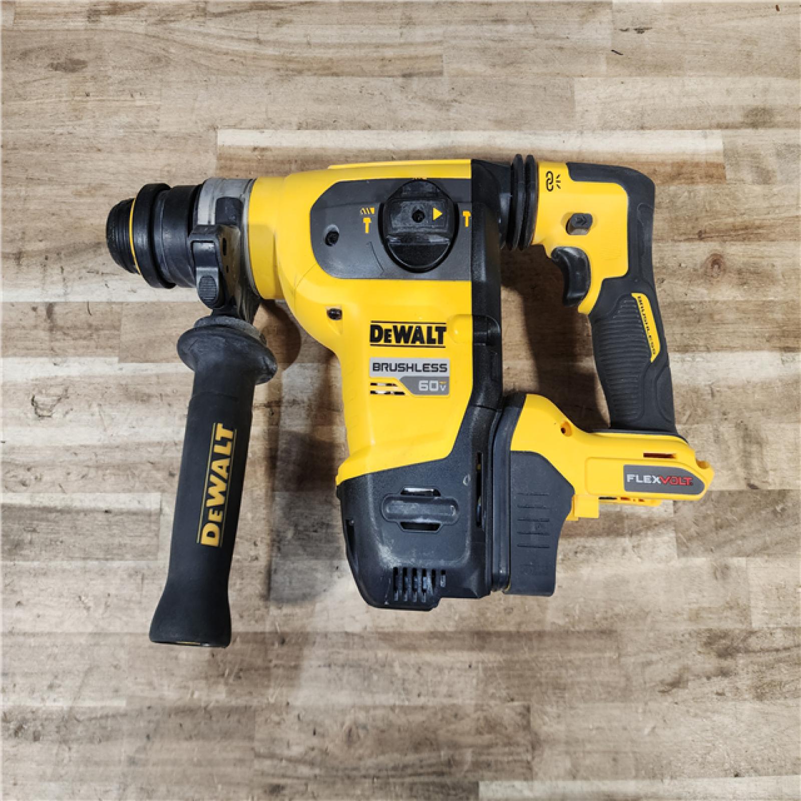 HOUSTON LOCATION - AS-IS DEWALT FLEXVOLT 60V MAX Cordless 1-1/4 in. SDS Plus Rotary Hammer (Tool Only)