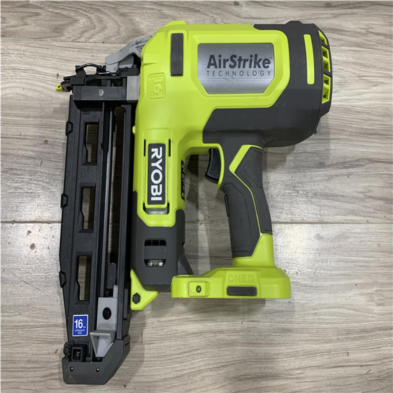 AS-IS RYOBI ONE+ 18V AirStrike 16-Gauge Cordless Finish Nailer (Tool Only)
