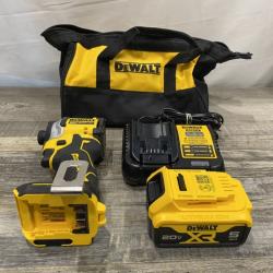 AS-IS DEWALT ATOMIC 20V MAX Lithium-Ion Cordless 1/4 in. Brushless Impact Driver Kit