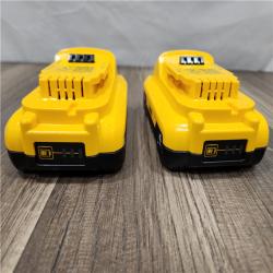 AS-IS - Dewalt 20-Volt MAX Lithium-Ion 4.0 Ah Compact Battery Pack (2-Pack)