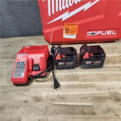 HOUSTON LOCATION - AS-IS MILWAUKEE FUEL 18V Lithium-Ion Brushless Cordless Hammer Drill and Impact Driver Combo Kit (2-Tool) with 2 Batteries