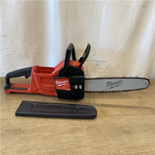 AS-IS Milwaukee FUEL 16 in. 18V Lithium-Ion Brushless Battery Chainsaw (Tool-Only)