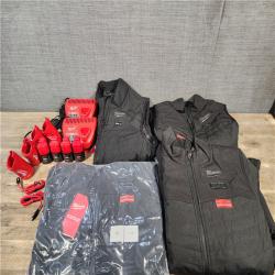 HOUSTON LOCATION - AS-IS MILWAUKEE 4 HEATED CLOTHING COMBO KIT
