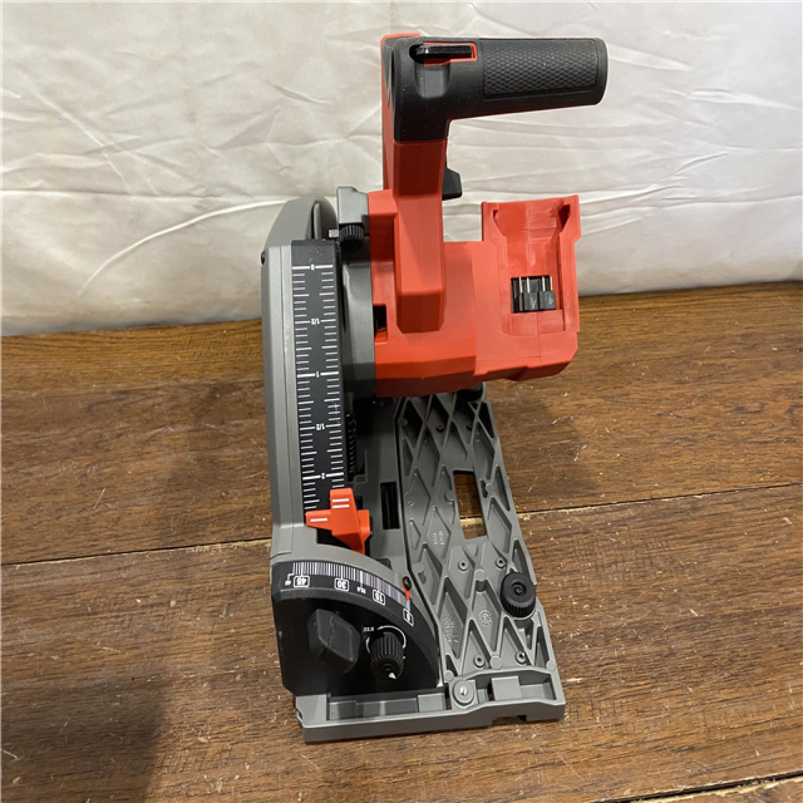 AS-IS Milwaukee M18 FUEL 18V Lithium-Ion Cordless Brushless 6-1/2 in. Plunge Cut Track Saw (Tool-Only)