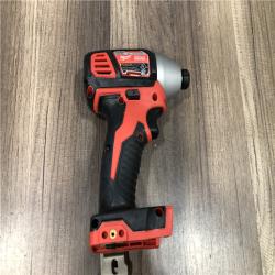 AS-IS Milwaukee 18V Lithium-Ion Cordless 1/4 in. Hex Impact Driver (Tool-Only)