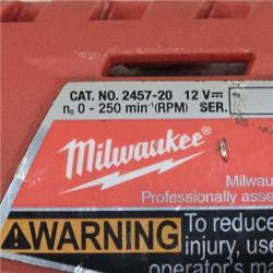 AS-IS MILWAUKEE 2457-20 .38 in. M12 Cordless Ratchet (Tool-Only)
