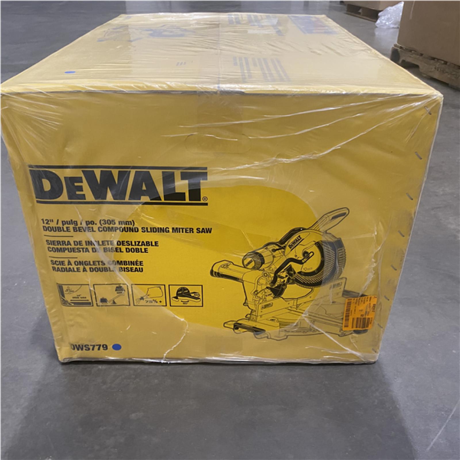 NEW- DeWalt 15 Amps 12 in. Corded Dual-Bevel Sliding Compound Miter Saw