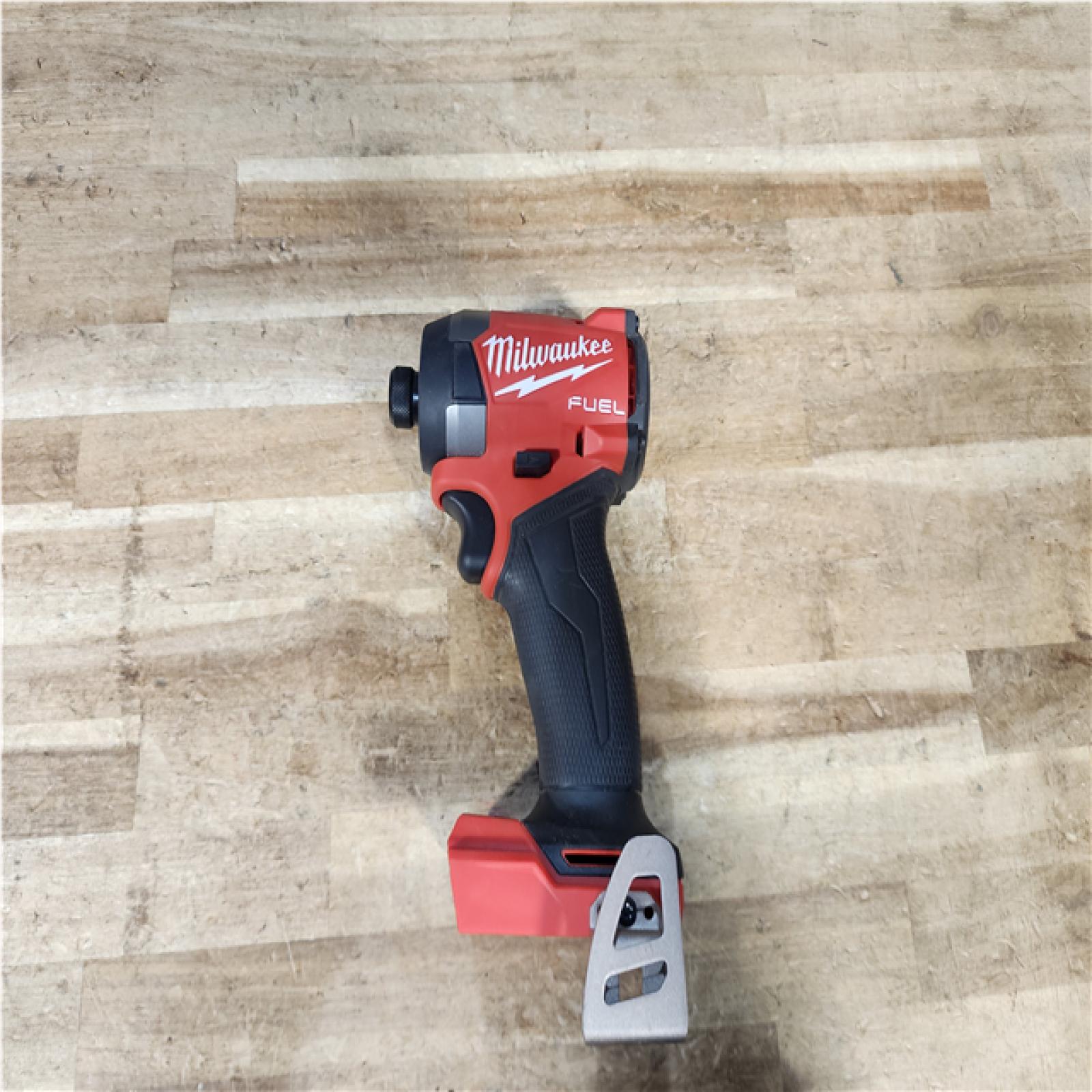 Houston Location AS-IS Milwaukee FUEL 18V Lithium-Ion Brushless Cordless 1/4 in. Hex Impact Driver (Tool-Only)